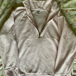 PINK VS M half zip sweater
